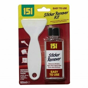 Sticker Remover Kit & Scraper Remove Stickers Price Tags Tape Gum & Glue 60m