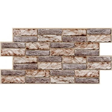 STONE EFFECT - DARK STONE EXPANSY - PVC PANEL 980 x 480mm