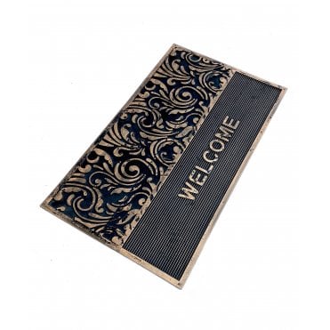 Stylish Shoe Scraper Doormat Indoor Outdoor Floor Mat Entrance Rug (6) 45cmx75cm