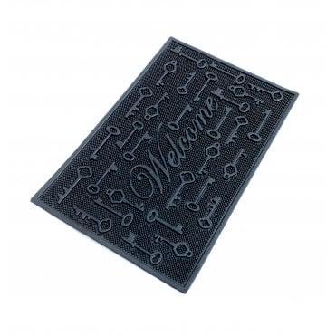 Stylish Shoe Scraper Doormat Indoor Outdoor Floor Mat Entrance Rug (8) 40cmx60cm