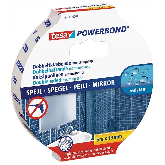 tesa Powerbond® MIRROR tape 5m x 19mm