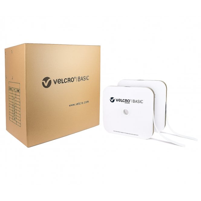 Velcro® Brand Basic 50mm Hook White Sew On Tape 25m Roll