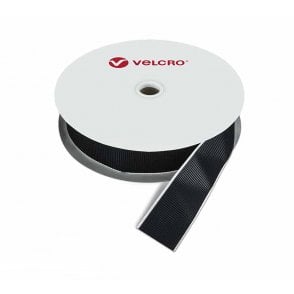 VELCRO® Brand Heavy-Duty Self-Adhesive Tape PS52 / PS51 Hook or Loop 50mmx25m Black 