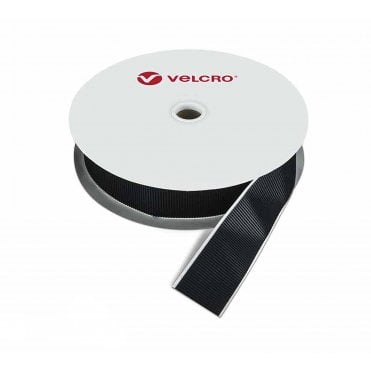 VELCRO® Brand Heavy-Duty Self-Adhesive Tape PS52 / PS51 Hook or Loop 50mmx25m Black 