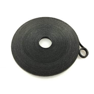 VELCRO® Brand ONE-WRAP® Black 16mm Wide  Back to Back Tape