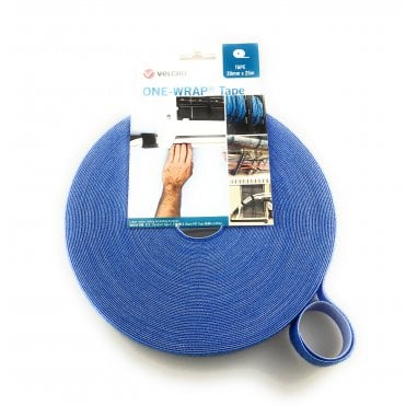 VELCRO® Brand ONE-WRAP® Royal Blue 20mm Wide Back to Back Tape