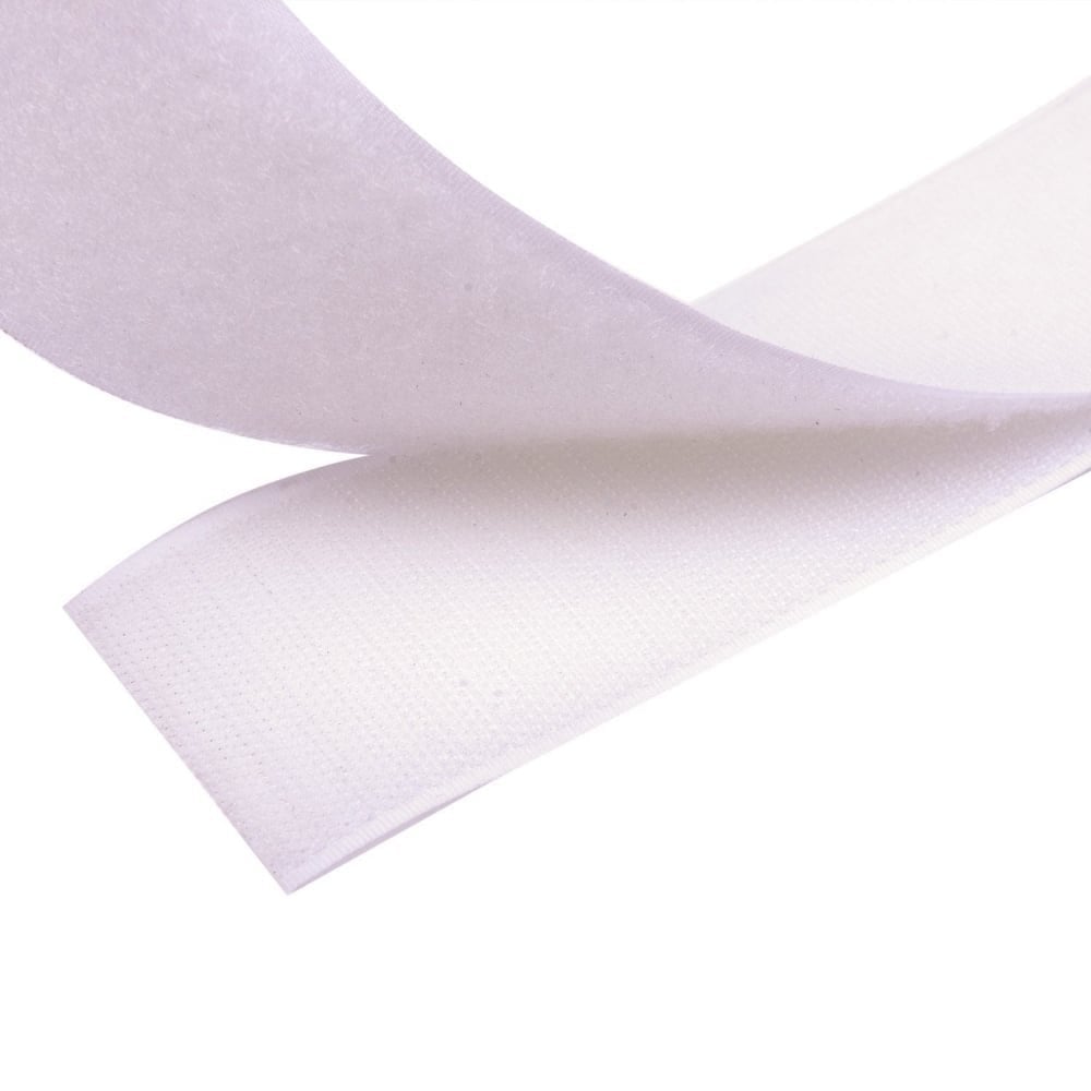 thumbnail image 2 of HQG White Sew-On Hook & Loop Fastener Set – 1 Metre, 100mm Width, Free Shipping 2 of 4