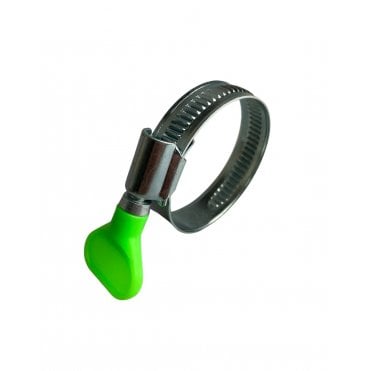 W1 ThumbScrew/Wing Hose Pipe Clip Clamp - 12mm Bandwidth, Zinc Plated Steel